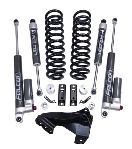 ReadyLift 2.5" Coil Spring Front Lift Kit W/Falcon 2.1 Monotube Fronts And Tow Haul Rear Shocks - Ford Super Duty Diesel 4WD 2020-2026 - 46-20254