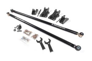 BDS Suspension Improve traction on your 2017-2026 Ford F250 / F350 Super Duty 4WD (with 3.5-4 inch diameter axle) without limiting wheel travel with a BDS Recoil Traction Bar Mounting Kit, made with heavy wall construction and internal compression spri