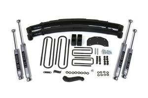 BDS Suspension Take your 1980-1996 Ford F350 Monobeam 4WD truck to the next level with this 4-inch lift kit from BDS Suspension. Designed to improve stance, performance, and capability, this kit includes everything necessary to set your truck up right