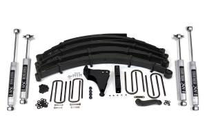 BDS Suspension Raise the bar of your 1999-2004 Ford F250 and F350 Super Duty truck by installing this 8-inch lift kit from BDS Suspension. Designed to improve stance, performance, and capability, this kit includes everything necessary to set your truck