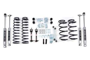 BDS Suspension Improve the style and handling of your 2003-2006 Jeep Wrangler TJ Rubicon with this 3-inch lift kit from BDS Suspension. Designed to improve stance, performance, and capability, this kit includes everything necessary to set your truck up