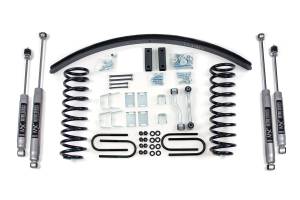 BDS Suspension Improve the style and handling of your 1986-2001 Jeep Commanche MJ with this 3-inch lift kit from BDS Suspension. Designed to improve stance, performance, and capability of the Commanche MJ, this kit includes everything necessary to set