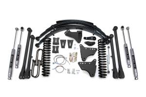 BDS Suspension Go big with the BDS Suspension 8-inch lift kit and 4-link conversion for your 2005-2007 Ford Super Duty F250 and F350 diesel truck. Designed to improve stance, performance, and capability, this kit includes everything necessary to set yo