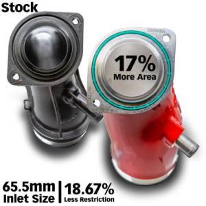 Banks Power - Banks Power 17-24 Chevrolet/GMC 2500/3500 6.6L Duramax L5P Monster-Ram Turbo Inlet Elbow - Natural - 42792-N - Image 3
