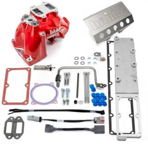Banks Power - Banks Power 2007.5-2012 Ram 6.7L Monster-Ram Intake System Gen-2 w/Fuel Line - Red w/Heater System - 42797-PC - Image 4