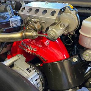 Banks Power - Banks Power 13-18 Ram 6.7L Diesel Monster-Ram Intake System Gen-2 w/Fuel Line - Red w/Heater System - 42798-PC - Image 2