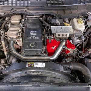 Banks Power - Banks Power 07.5-12 Ram Cab Chassis 6.7L Diesel Monster-Ram Intake System w/Fuel Line - Red - 42806-R - Image 2