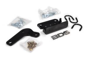 BDS Suspension Improve the handling of your 1999-2004 Ford F250 or F350 Super Duty by installing a BDS dual steering stabilizer mounting kit. Adding larger tires create additional forces on your trucks suspension and steering stabilizer shocks reduce b