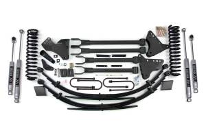 BDS Suspension Go big with the BDS Suspension 8-inch lift kit and 4-link conversion for your 2008-2010 Ford Super Duty F250 and F350 diesel truck. Designed to improve stance, performance, and capability, this kit includes everything necessary to set yo
