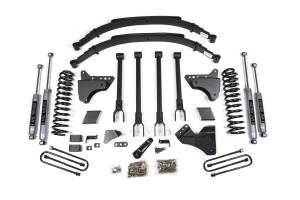BDS Suspension Prepare to hit the road with your 2011-2016 Ford Super Duty F250 and F350 gas truck and install this 6-inch lift kit with 4-link conversion from BDS. Designed to improve stance, performance, and capability, this kit includes everything n