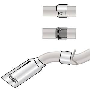 Banks Power - Banks Power 17+ GM Duramax L5P 2500/3500 Monster Exhaust System - SS Single Exhaust w/ Chrome Tip - 48947 - Image 5