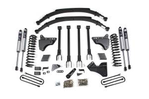 BDS Suspension Prepare to hit the road with your 2011-2016 Ford Super Duty F250 and F350 diesel truck and install this 6-inch lift kit with 4-link conversion from BDS. Designed to improve stance, performance, and capability, this kit includes everythin