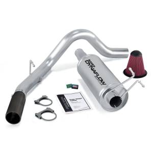 Banks Power 99-04 Ford 6.8L Ext/Crew Cab Stinger System w/ AutoMind - SS Single Exhaust w/ Black Tip - 49405-B