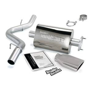 Banks Power - Banks Power 04-06 Jeep 4.0L Wrangler Monster Exhaust System - SS Single Exhaust w/ Chrome Tip - 51314 - Image 2