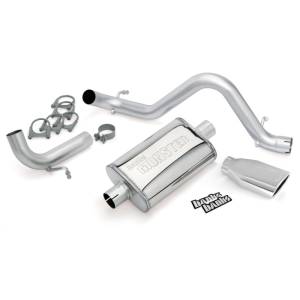 Banks Power 12-15 Jeep 3.6L Wrangler (All) - 2dr Monster Exh Sys - SS Single Exh w/ Chrome Tip - 51342