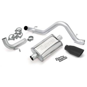 Banks Power - Banks Power 12-15 Jeep 3.6L Wrangler (All) - 2dr Monster Exh Sys - SS Single Exh w/ Black Tip - 51342-B - Image 2