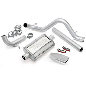 Banks Power - Banks Power 12-15 Jeep 3.6L Wrangler (All) - 4dr Monster Exh Sys - SS Single Exh w/ Chrome Tip - 51343 - Image 2