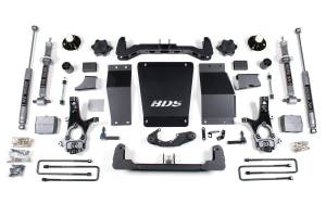BDS Suspension The BDS 6-inch lift kit is an amazing upgrade for your 2014-2018 Chevy Silverado and GMC Sierra 1500 that will leave others in envy. Designed to improve stance, performance, and capability, this kit includes everything necessary to set y