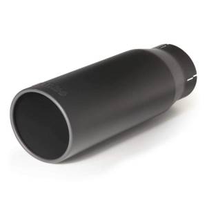 Banks Power - Banks Power Tailpipe Tip Kit - SS Round Straight Cut - Black - 3.5in Tube - 4.38in X 12in - 52923 - Image 2