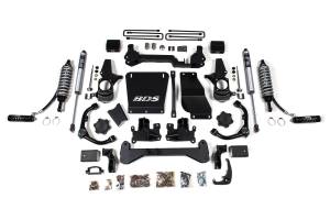 BDS Suspension BDS raises the bar with the 2001-2010 Chevy Silverado and GMC Sierra 2500 HD truck with a 6.5-inch suspension lift kit with FOX 2.5 Coilover conversion. Designed to improve stance, performance, and capability, this kit includes everythin
