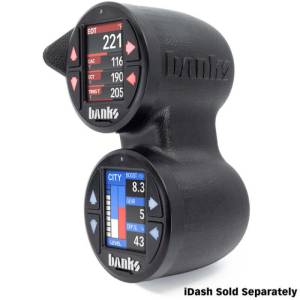 Banks Power - Banks Power 19-21 Chevy/GMC 1500 / 20-23 Chevy/GMC 2500/3500 - iDash Stealth Dual Pod Mount 52mm - 63362 - Image 2