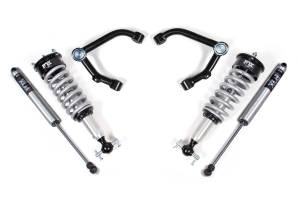 BDS Suspension Level out your 2007-2018 Chevy Silverado and GMC Sierra 1500 truck and improve the ride with this 2-inch leveling kit featuring FOX 2.0 coilover shocks from BDS Suspension. Designed to improve stance, performance, and capability, this ki