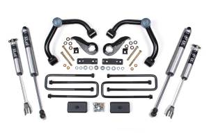 BDS Suspension Level out your 2020-2025 Chevy Silverado and GMC Sierra 2500 HD 4WD truck and improve the ride with this 3-inch leveling lift kit featuring your choice of FOX 2.0 IFP Performance Series, FOX 2.5 HTO Performance Series, or FOX 2.5 Perform