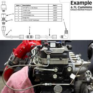Banks Power - Banks Power Pressure Sensor Remote Mount Kit for High-Temperature/Drive Pressure Measurements - 66422 - Image 5