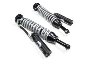 BDS Suspension Give your 2005-2021 Toyota Tacoma equipped with a BDS 6-inch lift kit a race-winning technology upgrade to improve damping in any terrain with FOX Factory Series 2.5 Coil-Over shocks with Dual Speed Compression (DSC) Reservoir Adjusters.