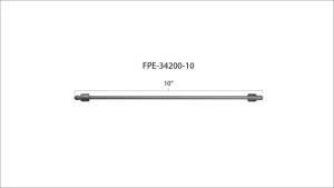 Fleece Performance - Fleece Performance 10in High Pressure Fuel Line (8mm x 3.5mm Line M14x1.5 Nuts) - FPE-34200-10 - Image 4