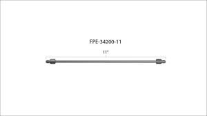 Fleece Performance - Fleece Performance 11in High Pressure Fuel Line (8mm x 3.5mm Line M14x1.5 Nuts) - FPE-34200-11 - Image 4