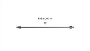 Fleece Performance - Fleece Performance 14in High Pressure Fuel Line (8mm x 3.5mm Line, M14x1.5 Nuts) - FPE-34200-14 - Image 4