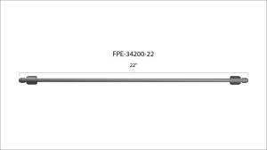 Fleece Performance - Fleece Performance 22in High Pressure Fuel Line (8mm x 3.5mm Line, M14x1.5 Nuts) - FPE-34200-22 - Image 4