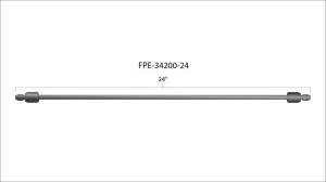 Fleece Performance - Fleece Performance 24in High Pressure Fuel Line (8mm x 3.5mm Line, M14x1.5 Nuts) - FPE-34200-24 - Image 4