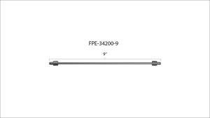 Fleece Performance - Fleece Performance 9in High Pressure Fuel Line (8mm x 3.5mm Line M14x1.5 Nuts) - FPE-34200-9 - Image 4