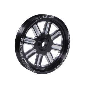 Fleece Performance - Fleece Performance Dodge Cummins Dual Pump Spoke Pulley (For Use w/ FPE Dual Pump Bracket) Black - FPE-34211-BLK-SPK - Image 2