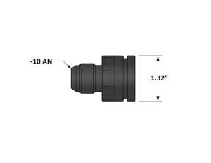 Fleece Performance - Fleece Performance Universal Billet Aluminum Adapter Fitting -10AN Male to 1.325in O-Ring Bore - FPE-34224-B - Image 8