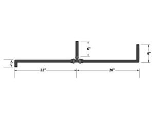 Fleece Performance - Fleece Performance Universal Pre-Formed 5/8in ID Hose w/ 90 Deg. Ends/T-Fitting - FPE-34257-A - Image 5