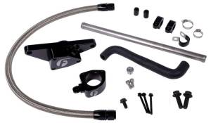 Fleece Performance - Fleece Performance 03-05 Auto Trans Cummins Coolant Bypass Kit w/ Stainless Steel Braided Line - FPE-CLNTBYPS-CUMMINS-0305-SS - Image 2
