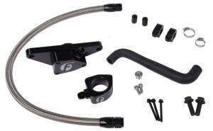 Fleece Performance - Fleece Performance 06-07 Auto Trans Cummins Coolant Bypass Kit w/ Stainless Steel Braided Line - FPE-CLNTBYPS-CUMMINS-0607-SS - Image 2