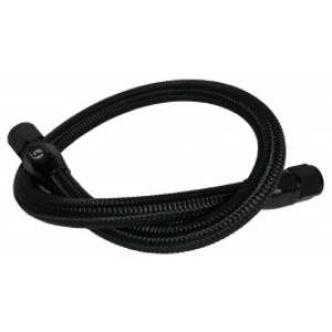 Fleece Performance - Fleece Performance 94-98 Dodge Cummins 39.5in 12 Valve Coolant Bypass Hose (BLK - Braided) - FPE-CLNTBYPS-HS-12V-BLK - Image 2