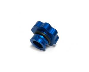 Fleece Performance - Fleece Performance 01-16 GM 2500/3500 Duramax Billet Oil Cap Cover - Blue - FPE-DMAX-OC-BLU - Image 3