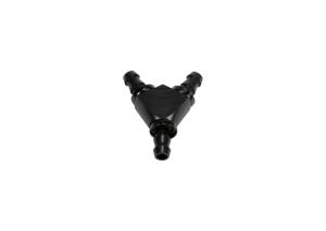 Fleece Performance - Fleece Performance Universal 3/8in Aluminum Y Barbed Fitting (For -6 Pushlock Hose) - Black Anodized - FPE-FIT-Y06-BLK - Image 5