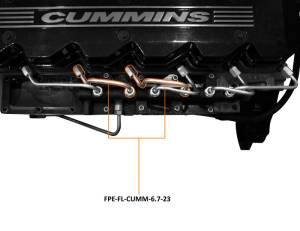 Fleece Performance - Fleece Performance 07.5-18 Dodge Ram 2500/3500 6.7L Cummins Fuel Injection Line (2 & 3) - FPE-FL-CUMM-6.7-23 - Image 4