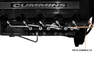 Fleece Performance - Fleece Performance 07.5-18 Dodge Ram 2500/3500 6.7L Cummins Fuel Injection Line (6) - FPE-FL-CUMM-6.7-6 - Image 4