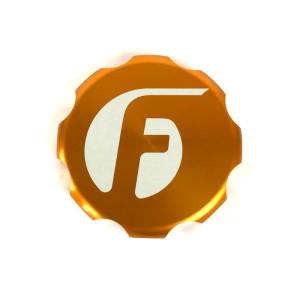 Fleece Performance - Fleece Performance 03-20016 Cummins Billet Oil Cap Cover - Orange - FPE-OC-CR-F-ORG - Image 2