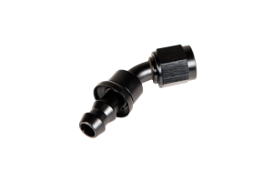 Fleece Performance - Fleece Performance Universal -6AN 45Deg to Hose Barb - Black - FPE-PL-45-06 - Image 5