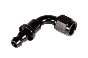 Fleece Performance - Fleece Performance Universal -8AN 90Deg to Hose Barb - Black - FPE-PL-90-08 - Image 2