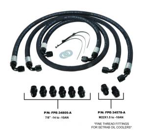 Fleece Performance - Fleece Performance 06-10 GM Duramax 6.6L LBZ/LMM Allison Transmission Cooler Lines - FPE-TL-LBZ-LMM - Image 4