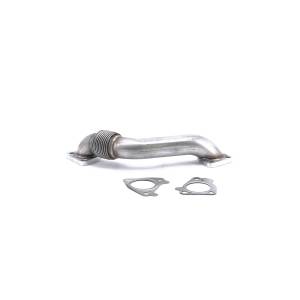 HSP Diesel 2001-2004 Chevrolet / GMC 2 inch Replacement Passenger Side Up-Pipe Raw - 031-1-HSP-RAW